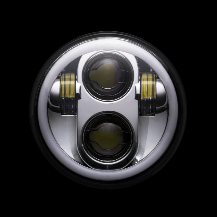Custom Dynamics® 5.75" LED Halo Motorcycle Headlight