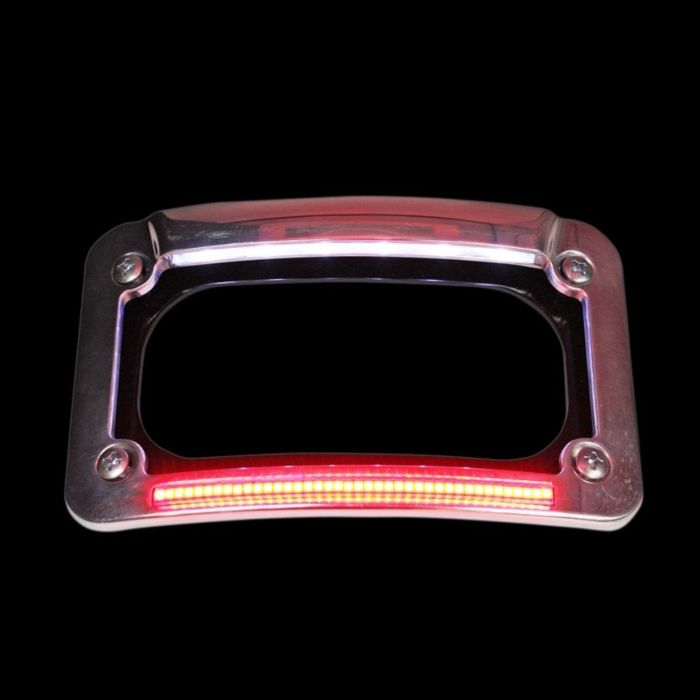 License Plate Frame with Auxiliary Run & Brake LEDs for 2015-2022 Indian® Motorcycles