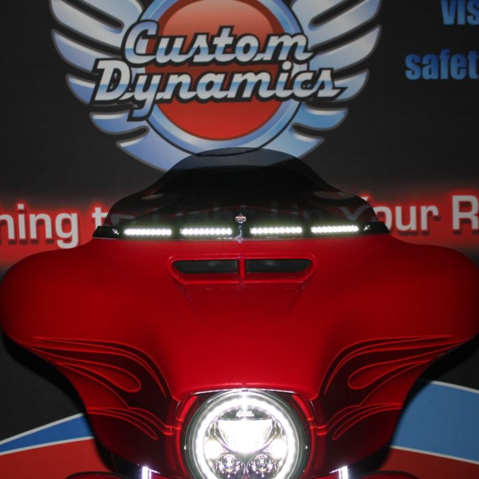 LED Windshield Trim for 2006-2013 Harley-Davidson Batwing