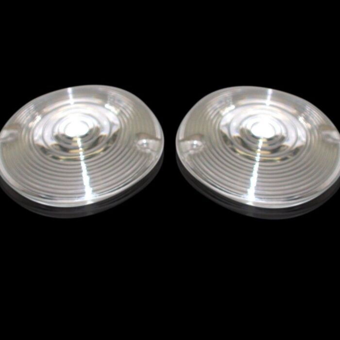 Flat Style Harley Turn Signal Lenses for Incandescent Bulbs