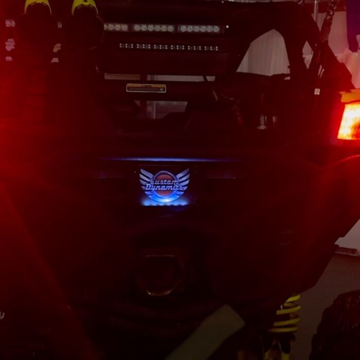 Plug & Play 2017-2025 CanAm Maverick LED License Plate Frame
