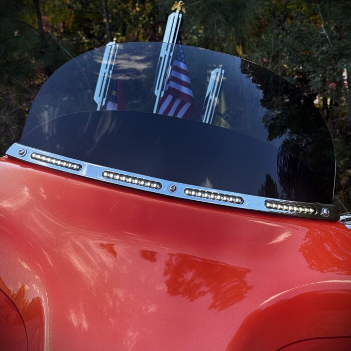 DRL Windshield Trim with Turn Signals - HD - Custom Dynamics