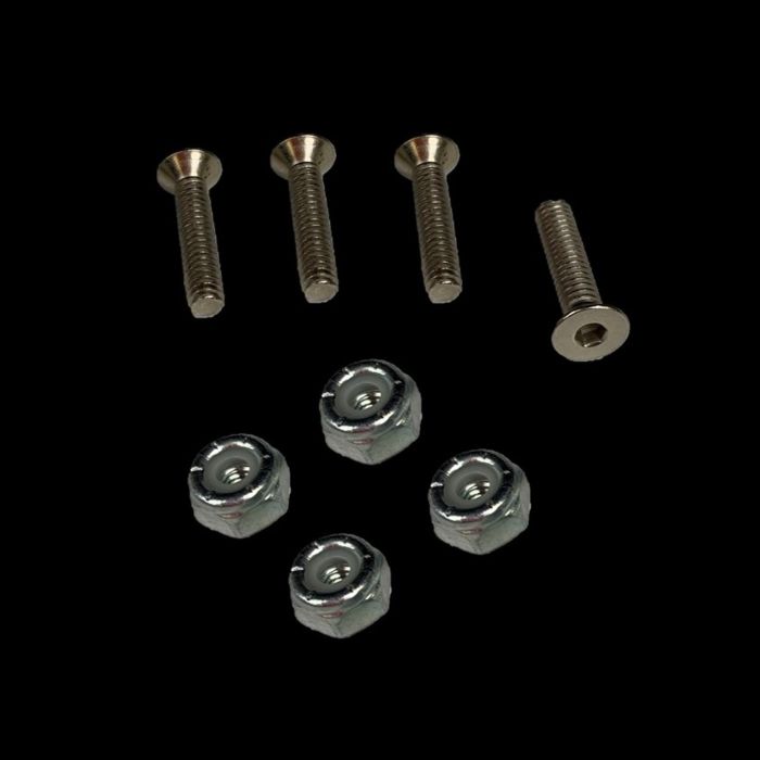 Motorcycle License Plate Frame Mounting Hardware