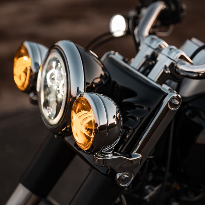 Harley Davidson Passing Lights | Yellow LED Passing Lamps | Custom