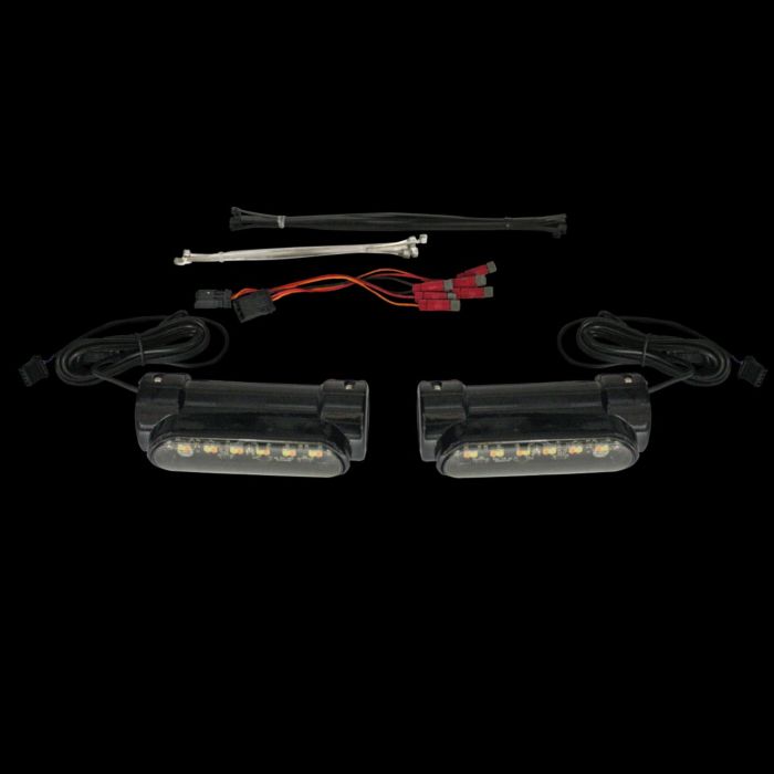 Universal Motorcycle Crash Bar Lights with Auxiliary Run & Turn Signals