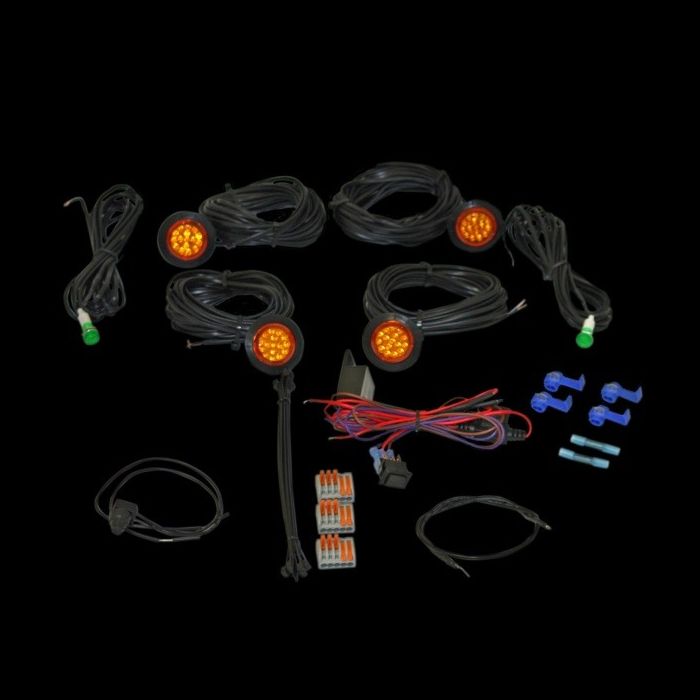 Amber LED Front & Rear UTV Turn Signal Kit