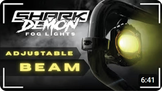 Meet the Shark Demon® Fog Lights | Agressive Design. Serious Light...
