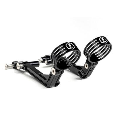 Remote Reservoir Rearward Mounting Kit for FLH/FLT Touring Models