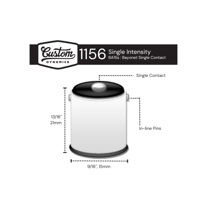 ProBEAM® Red 1156 Rear LED Turn Signal Inserts with Choice of Lens