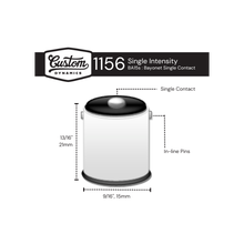 Flat ProBEAM® Solid Red 1156 Rear LED Inserts with Red Lenses