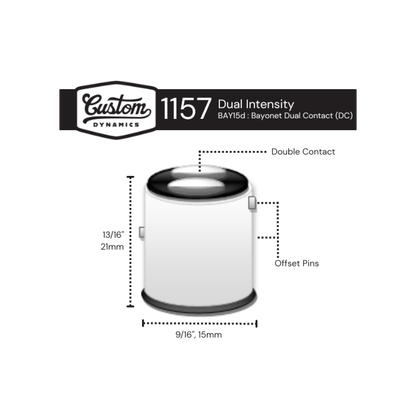 Genesis® 4 Solid Amber 1157 Bullet Front Turn Signal Insert