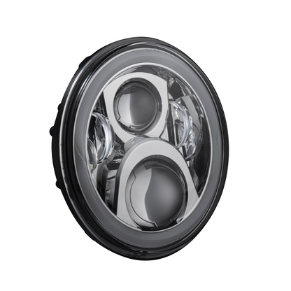 ProGLOW™ 7" Motorcycle LED Headlight with Color Changing Halo
