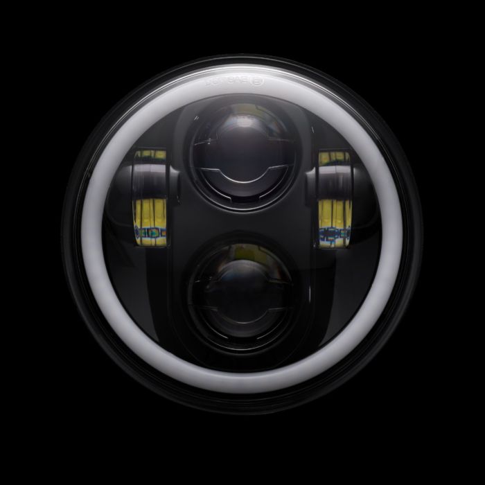 Custom Dynamics® 5.75" LED Halo Motorcycle Headlight