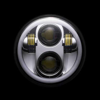 Custom Dynamics® 5.75" LED Halo Motorcycle Headlight