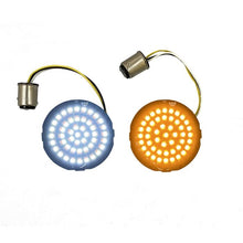 Genesis® 4 Solid Amber/White (Halo Free) Bullet Style LED Motorcycle Turn Signal Inserts
