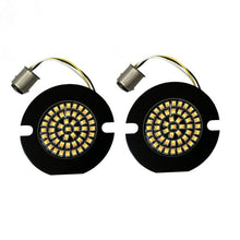Genesis® 4 Solid Amber/White (Halo Free) LED Motorcycle Flat Turn Signal Inserts