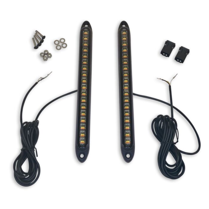 DOT Front LED Amber/White Turn Signals for SXS/UTV
