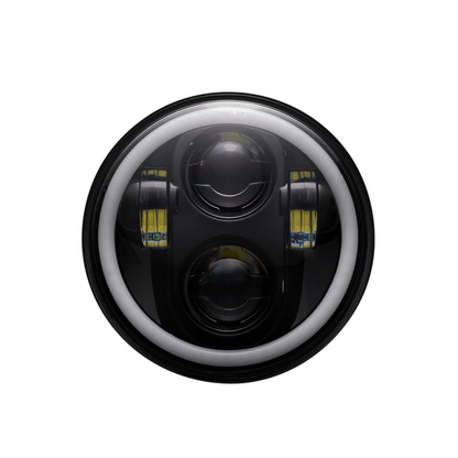 ProGLOW™ 5.75" Motorcycle LED Headlight with Color Changing Halo