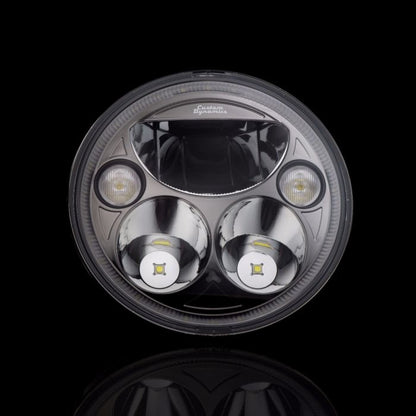 7" TruBEAM® LED Halo Headlamp for Harley-Davidson® & Yamaha Motorcycles