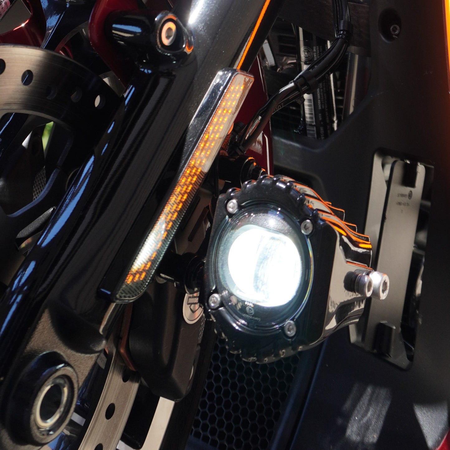 Shark Demon® LED Fog Lights for 2026 Harley Touring w/ Soft Switch Integration