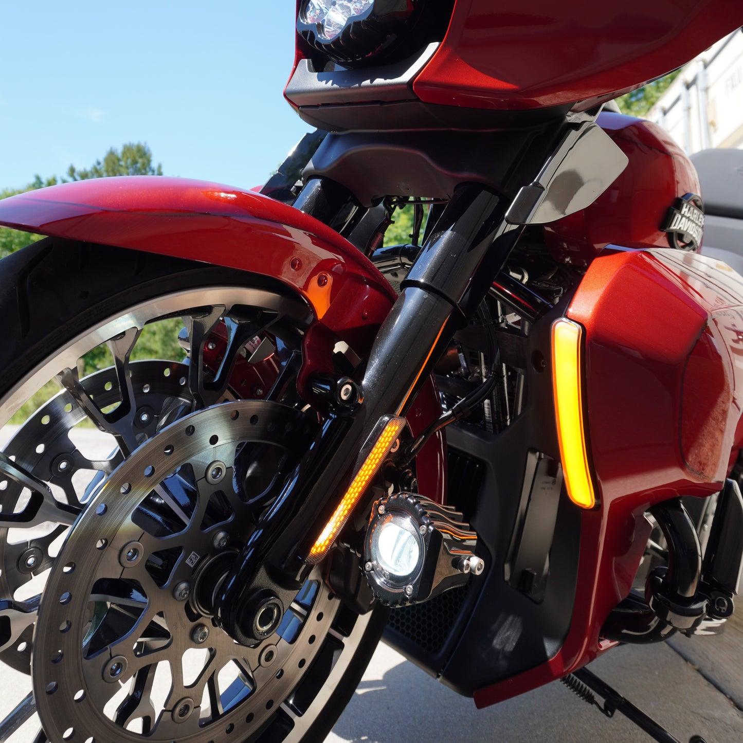Lower Fairing Diffused LED Lights with Run & Turn Signal