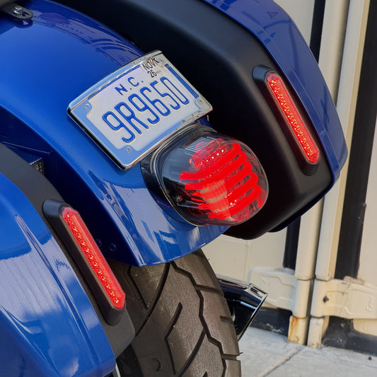Run, Brake, Turn Saddlebag Lights for Softail Low Rider ST