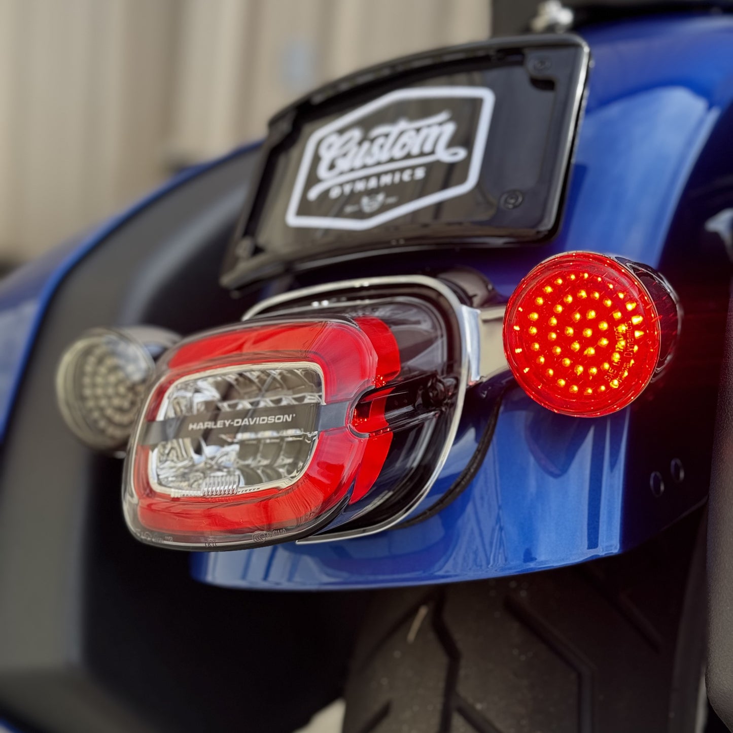 Genesis® 4 Rear LED Turn Signal Inserts for 2025-2026 Softail & Limited Motorcycles