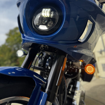 Genesis® 4 Switchback LED Turn Signal Inserts for 2025-2026 Softail Motorcycles
