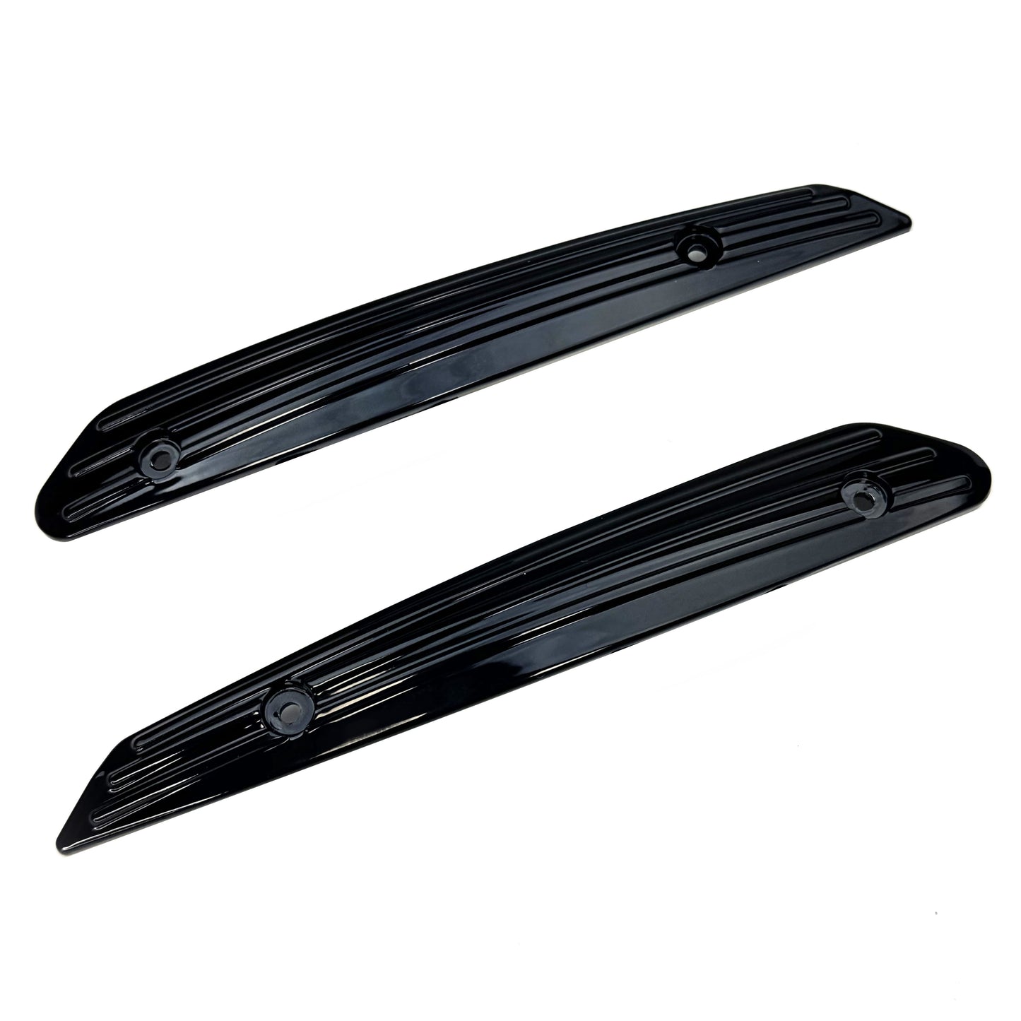 Blackout Aluminum Road Glide Windshield Trim