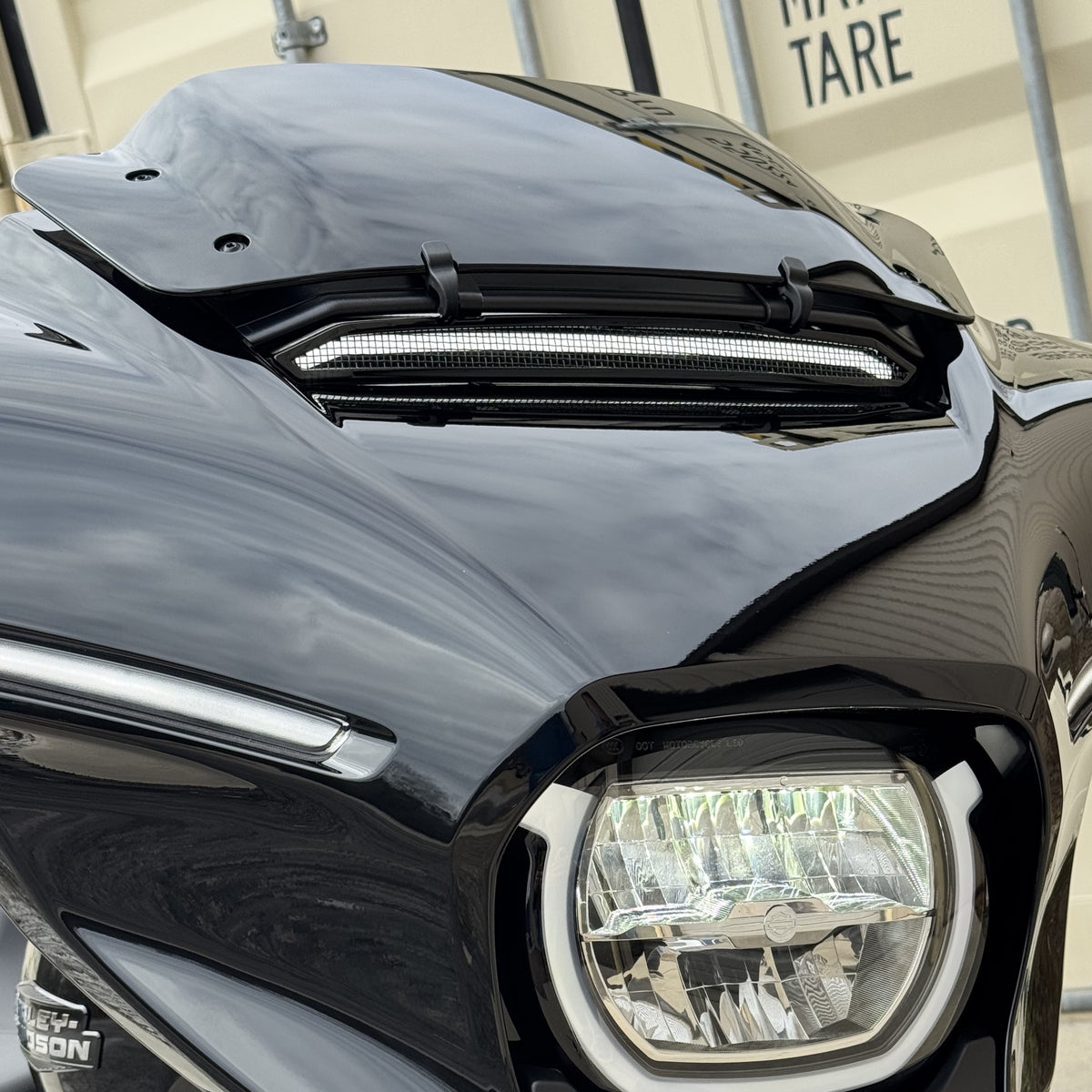 LED Windshield Trim with Run & Turn Signal for Street Glide Motorcycles