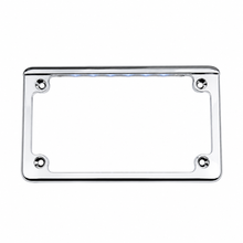 Horizontal Motorcycle Plate Frames with LED Tag Illumination