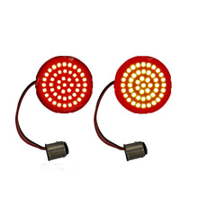 Genesis® 4 Solid Red LED 1157 Bullet Style Motorcycle Turn Signals