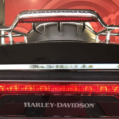 Auxiliary Run & Brake Air Wing Luggage Rack Light Bar for Harley-Davidson® Motorcycles