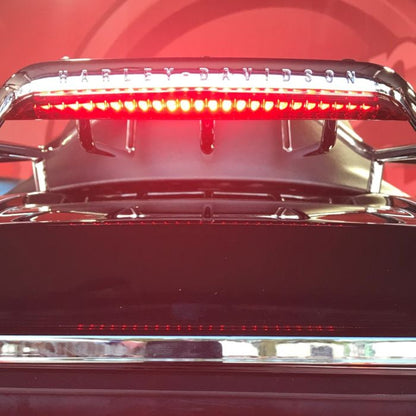 Auxiliary Run & Brake Air Wing Luggage Rack Light Bar for Harley-Davidson® Motorcycles