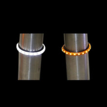 Amber/White LED TruWRAPZ™ Auxiliary Front Fork Turn Signals