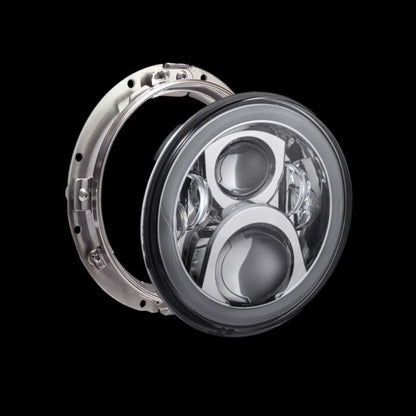 Custom Dynamics® 7" White LED Halo Headlight for 94-13 Harley-Davidson®