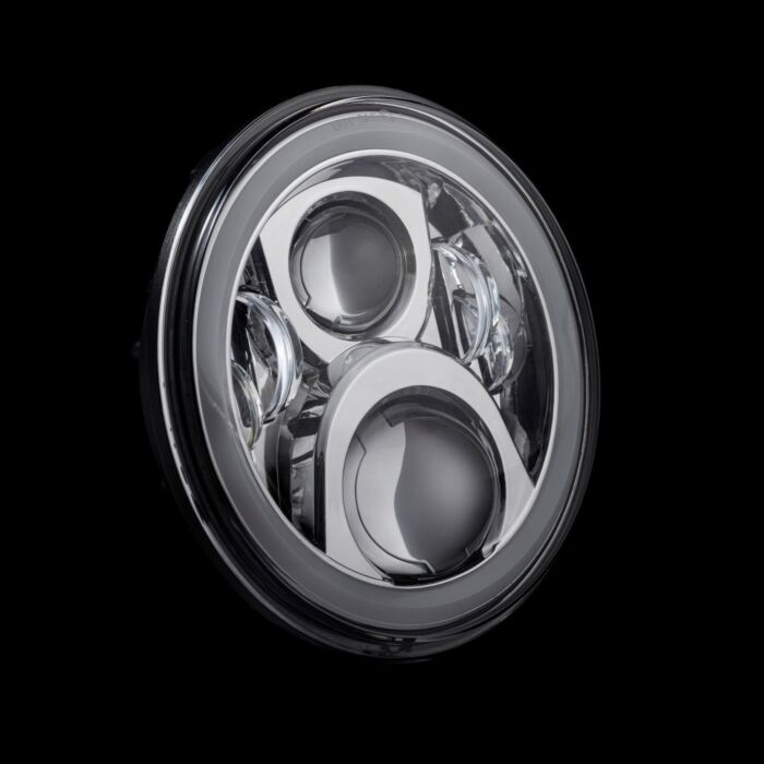 7" LED Motorcycle Halo Headlight with Wire Adapter Harley-Davidson®