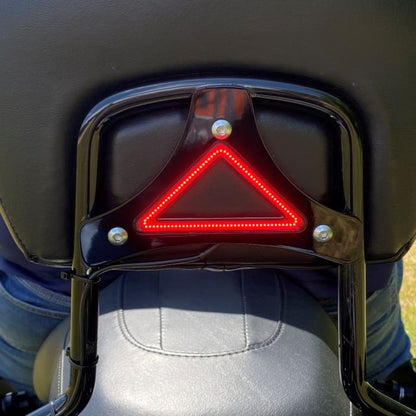 LED Backrest Bracket with Auxiliary Run & Brake Light for 2010-2013 FLHX & FLTRX