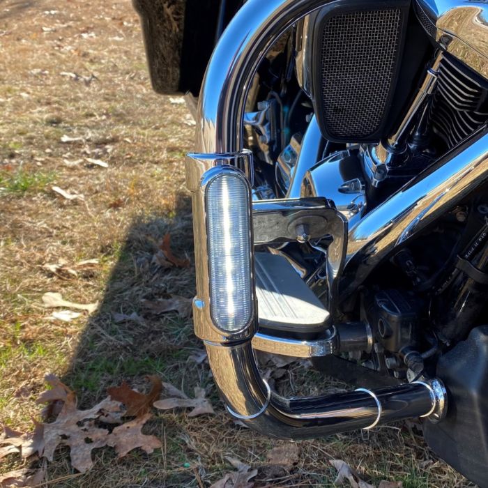 Crash Bar Lights with Auxiliary Run & Turn Signals for 2010-2013 FLHX & FLTRX