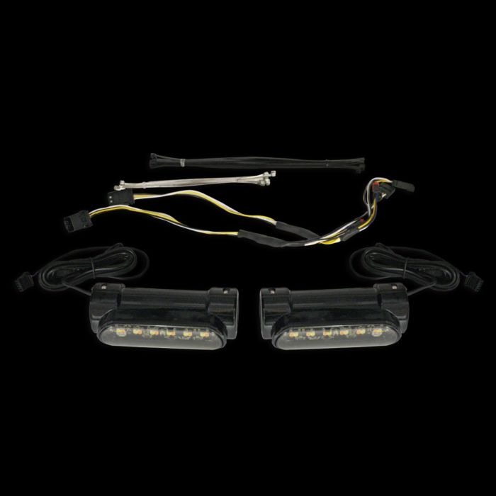 Crash Bar Lights with Auxiliary Run & Turn Signals for 2014-2024 Harley-Davidson® Motorcycles