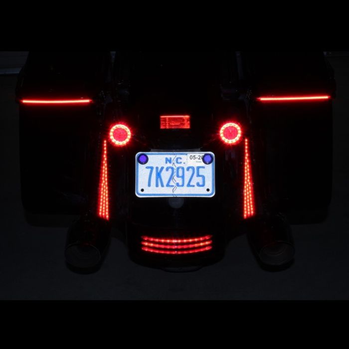 Fascia Panels with Auxiliary Run, Brake & Turn Signals for Harley-Davidson® FLHX FLTRX & FLHRXS
