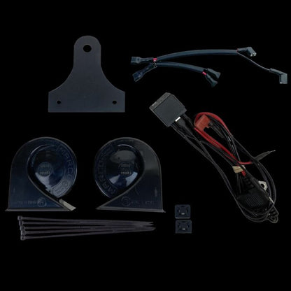 109 dB Electromagnetic Dual Horn Kit for 12 VDC Vehicles