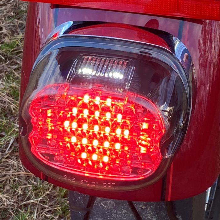 Custom Dynamics® Integrated Low Profile LED Taillight with Auxiliary Turn Signals