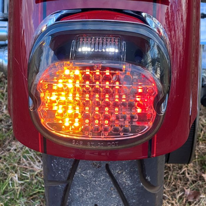 Custom Dynamics® Integrated Low Profile LED Taillight with Auxiliary Turn Signals