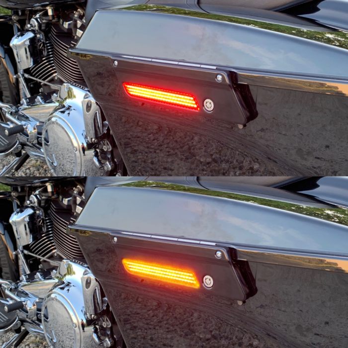BCM4 Saddlebag Latch Auxiliary LED Reflector Replacement for Harley-Davidson® Motorcycles