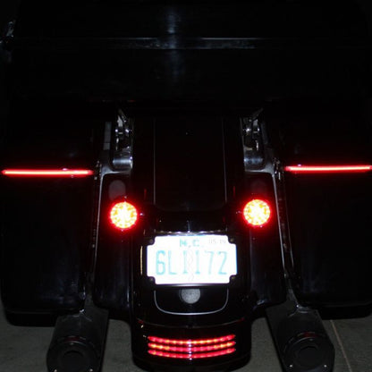 Low Profile Auxiliary Saddlebag Lights for 2010-2013 FLHX & FLTRX