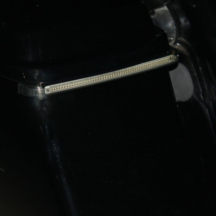 Low Profile Auxiliary Saddlebag Lights for 2009-2013 FLHXSE FLTRXSE & FLHRSE