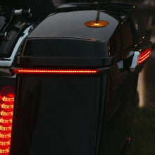 Low Profile Harley Saddlebag Lights with Standard Turn Signal Flash