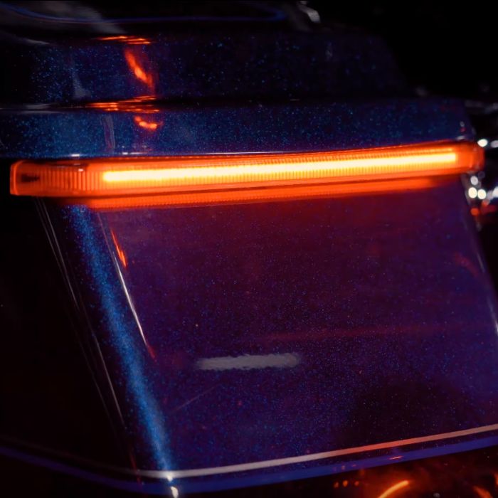 Low Profile Auxiliary Saddlebag Lights for 2009-2013 FLHXSE FLTRXSE & FLHRSE