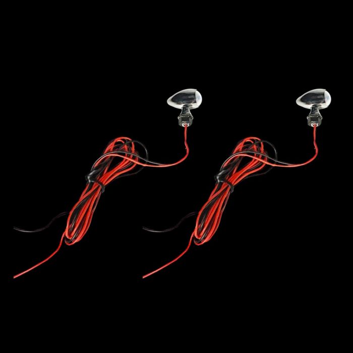 Single Color Micro Bullet Motorcycle Auxiliary LED Turn Signals